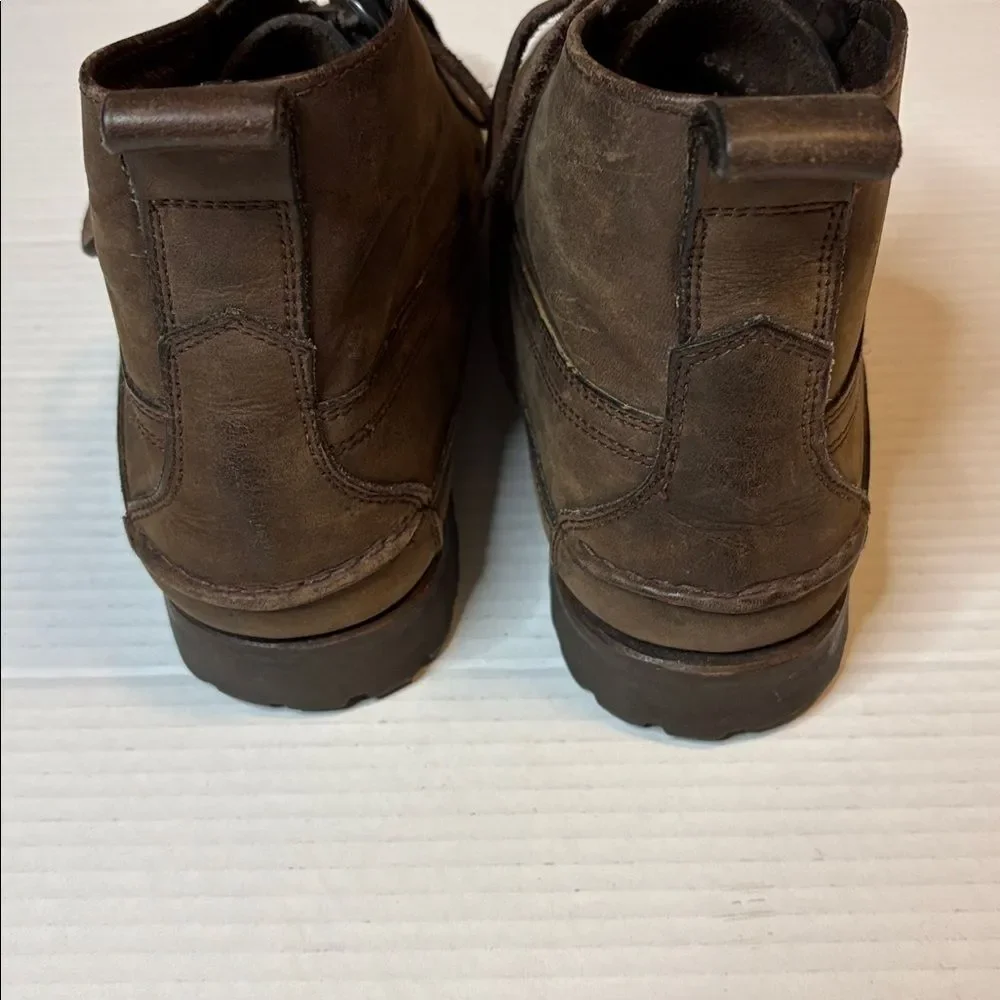J. Crew brown leather ankle boots size 9